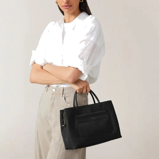 Radley Holland Park Black Medium Zip-Top Grab Bag - Image 5