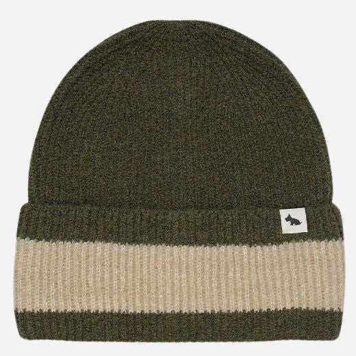 Radley Knitters Lane Pine Needle Hat with Contrasting Stripe
