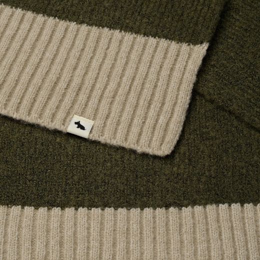 Radley Knitters Lane Pine Needle Scarf with Contrasting Ends - Image 2