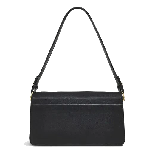 Radley Leather Lane Medium Black Flapover Shoulder Bag - Image 2