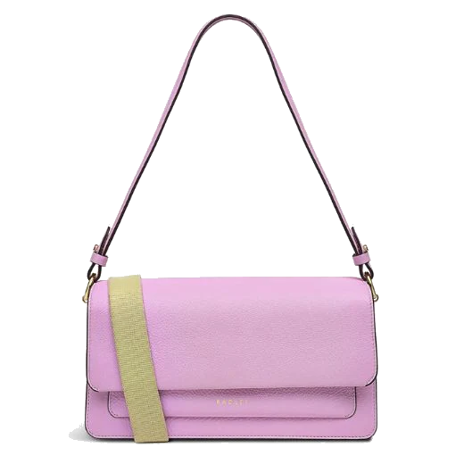 Radley Leather Lane Sugar Pink Medium Flapover Shoulder Bag