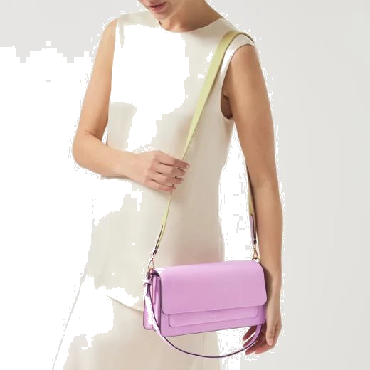 Radley Leather Lane Sugar Pink Medium Flapover Shoulder Bag - Image 5