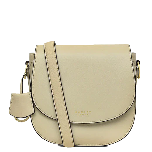Radley Light Grey Liverpool Street 2.0 Medium Flapover Cross Body Bag