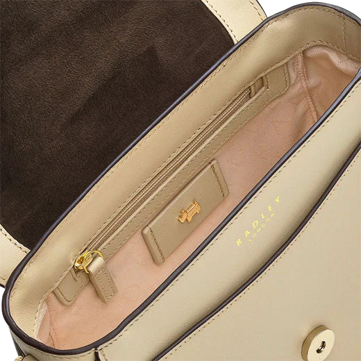 Radley Light Grey Liverpool Street 2.0 Medium Flapover Cross Body Bag - Image 3
