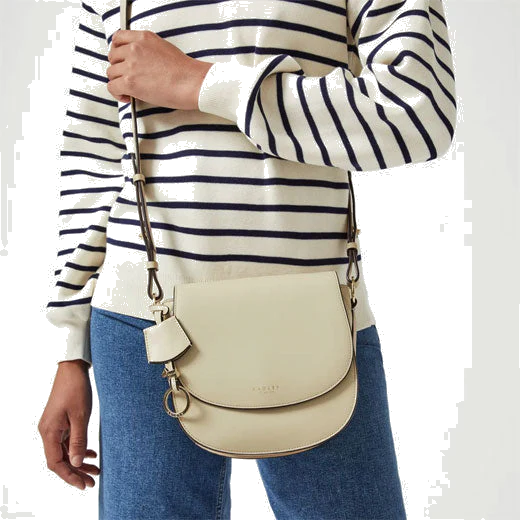 Radley Light Grey Liverpool Street 2.0 Medium Flapover Cross Body Bag - Image 5
