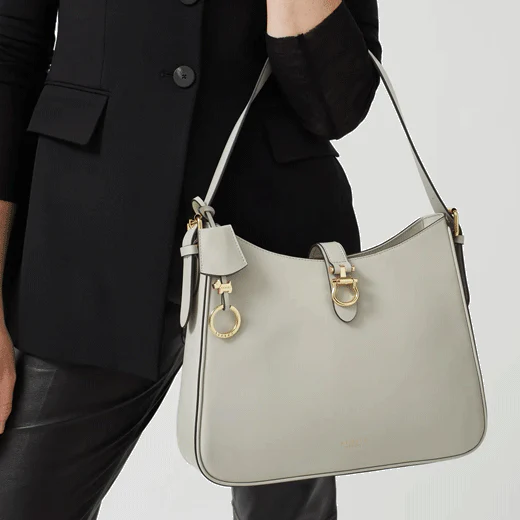 Radley Linden Gardens Large Shoulder Bag Off-White - Image 3