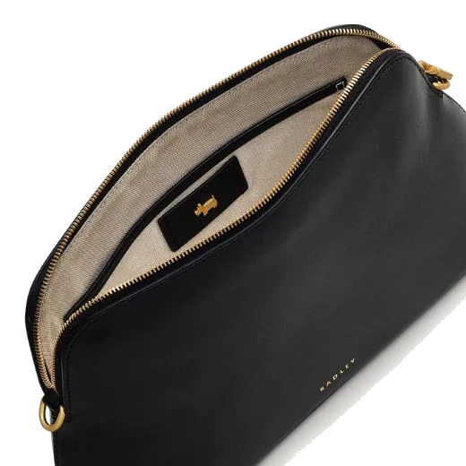Radley Liverpool Street 3.0 Black Leather Cross Body Bag - Image 3