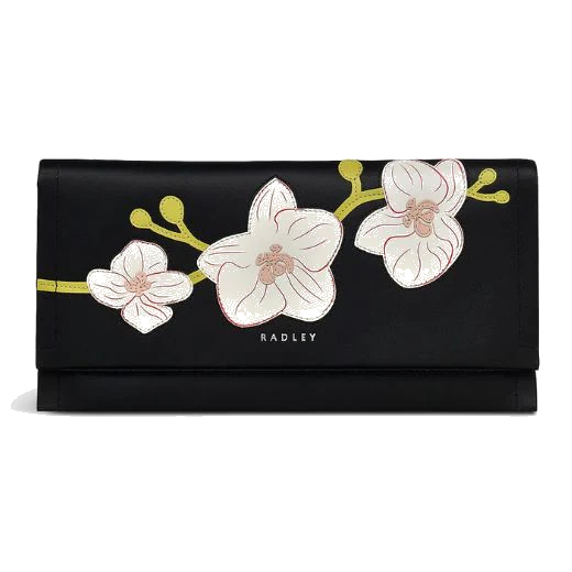 Radley Lunar New Year 2025 Flapover Large Black Purse