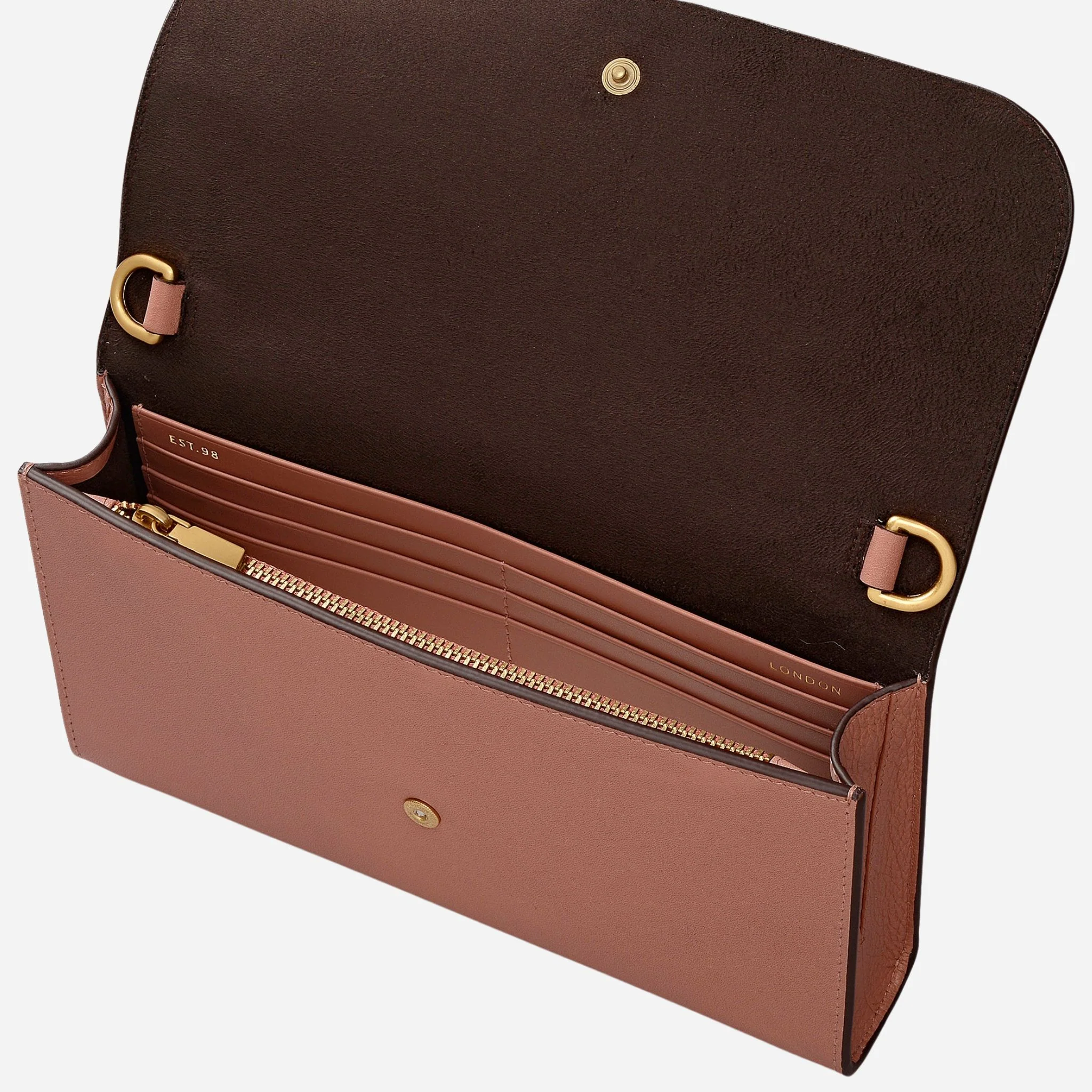 Radley Lynton Road Carnation Leather Wallet On a Chain - Image 4