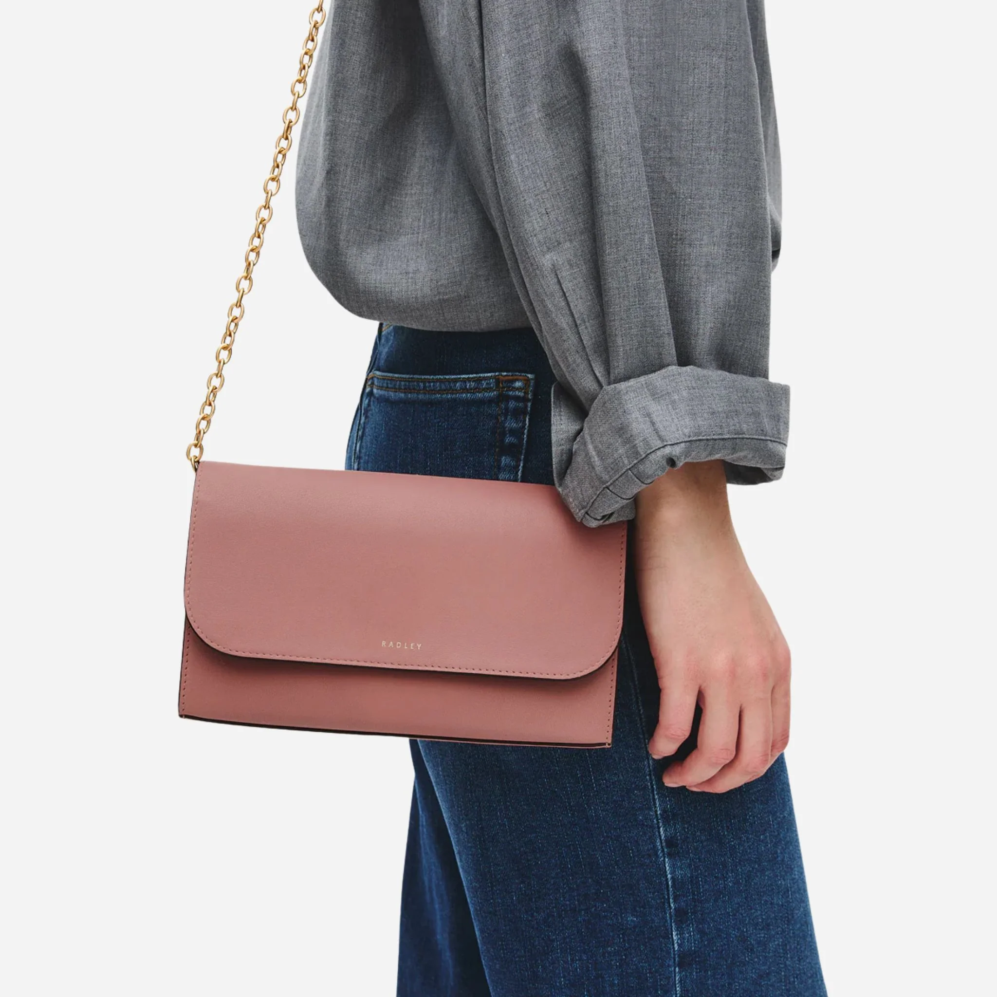 Radley Lynton Road Carnation Leather Wallet On a Chain - Image 5