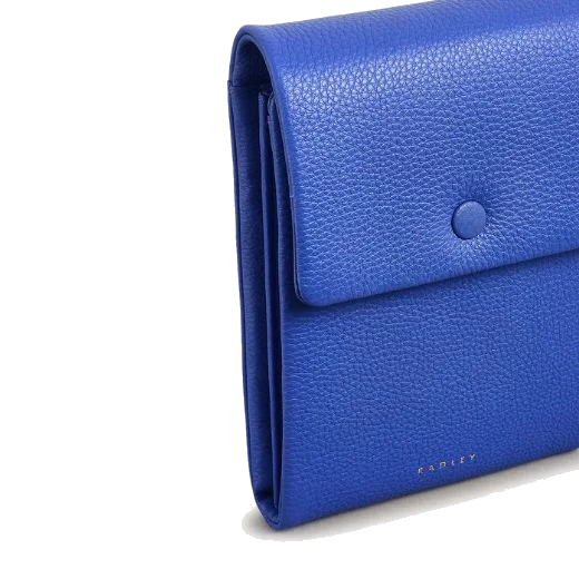 Radley Mallow Street Yves Blue Leather Phone Cross Body Bag - Image 4