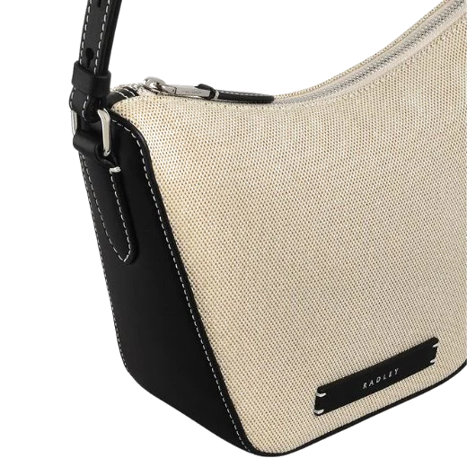 Radley Oak Street Natural Canvas Small Ziptop Cross Body Bag - Image 4