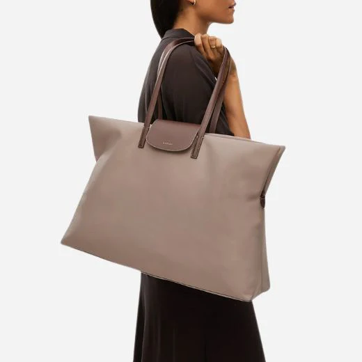 Radley Pocket Essentials Porcini Brown Large Zip Top Shoulder Bag - Image 5