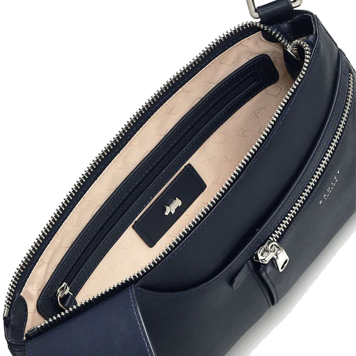 Radley Pockets Icon Dark Blue Small Cross Body Bag - Image 3