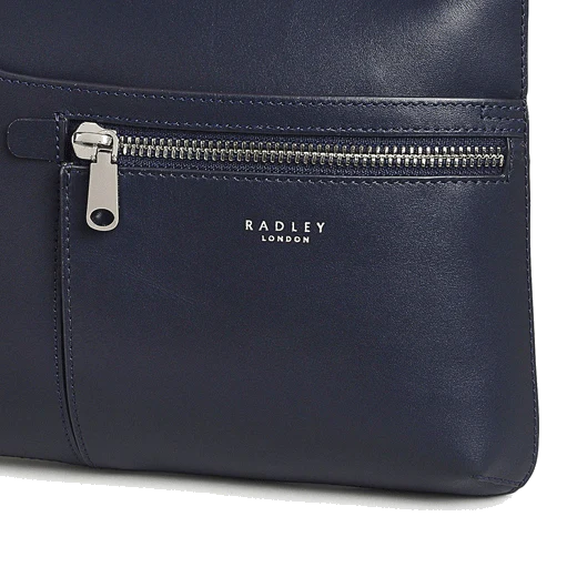 Radley Pockets Icon Dark Blue Small Cross Body Bag - Image 4