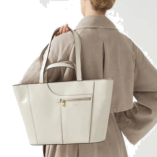 Radley Pockets Icon Light Natural Tote Bag, Large - Image 5