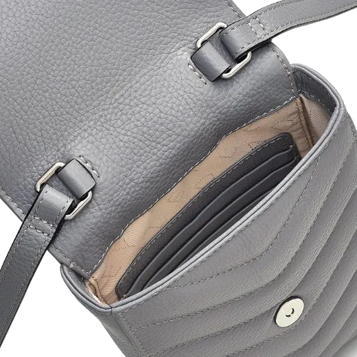 Radley Rowe Avenue Quilted Grey Phone Cross Body Bag - Image 3