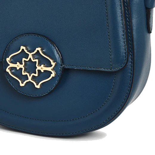 Radley Saddle Street Flapover Dark Blue Cross Body Bag - Image 4
