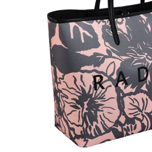 Radley Southwell Gardens Black Floral Large Open Top Tote Bag - Image 4