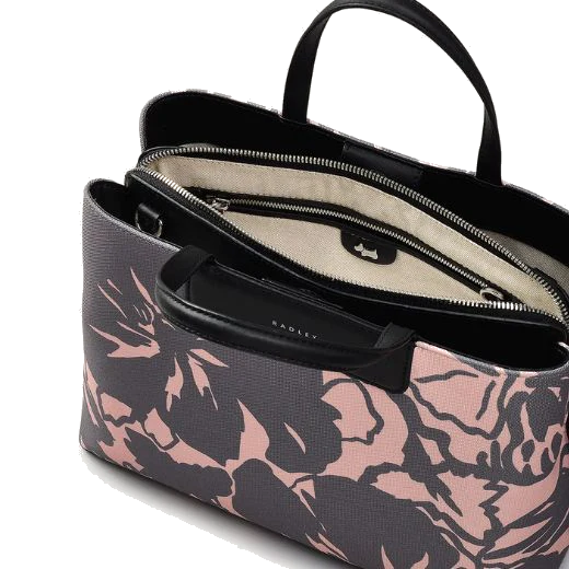 Radley Southwell Gardens Floral Medium Zip-Top Bag - Image 3