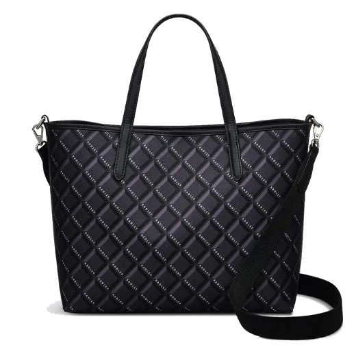 Radley Southwell Gardens Geo Black Open-Top Grab Bag