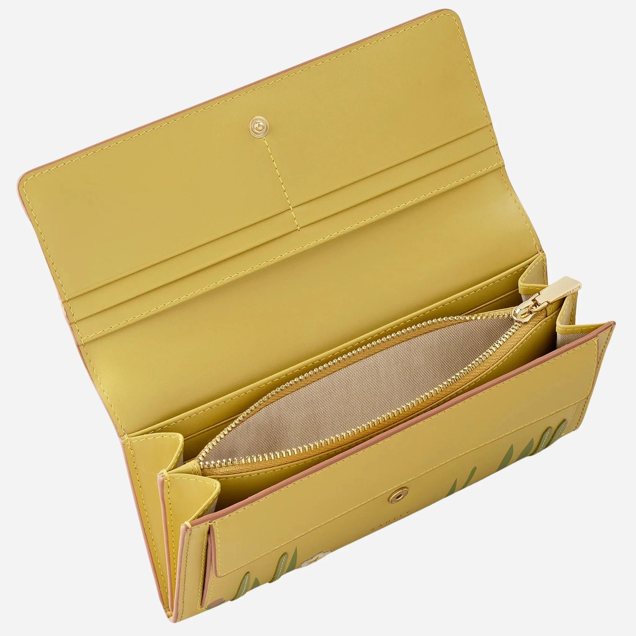 Radley Spring Blooms Raffia and Leather Large Flapover Purse - Image 4