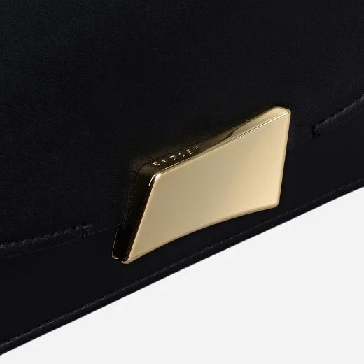 Radley The Belsize Black Leather Small Flapover Shoulder Bag - Image 5