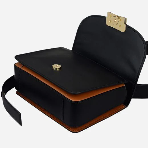 Radley The Belsize Black Leather Small Flapover Shoulder Bag - Image 6