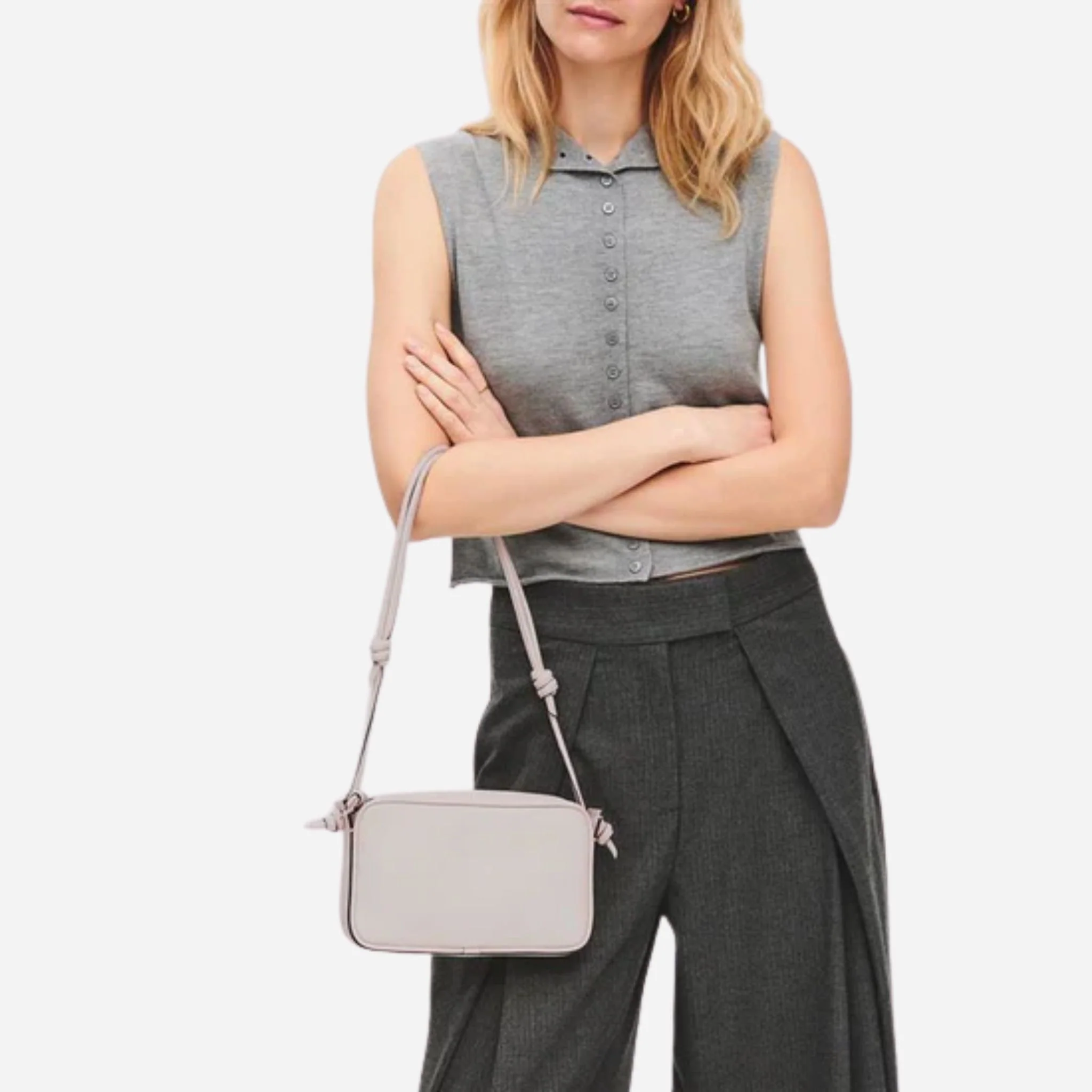 Radley The Camden Salt Leather Small Ziptop Shoulder Bag - Image 5