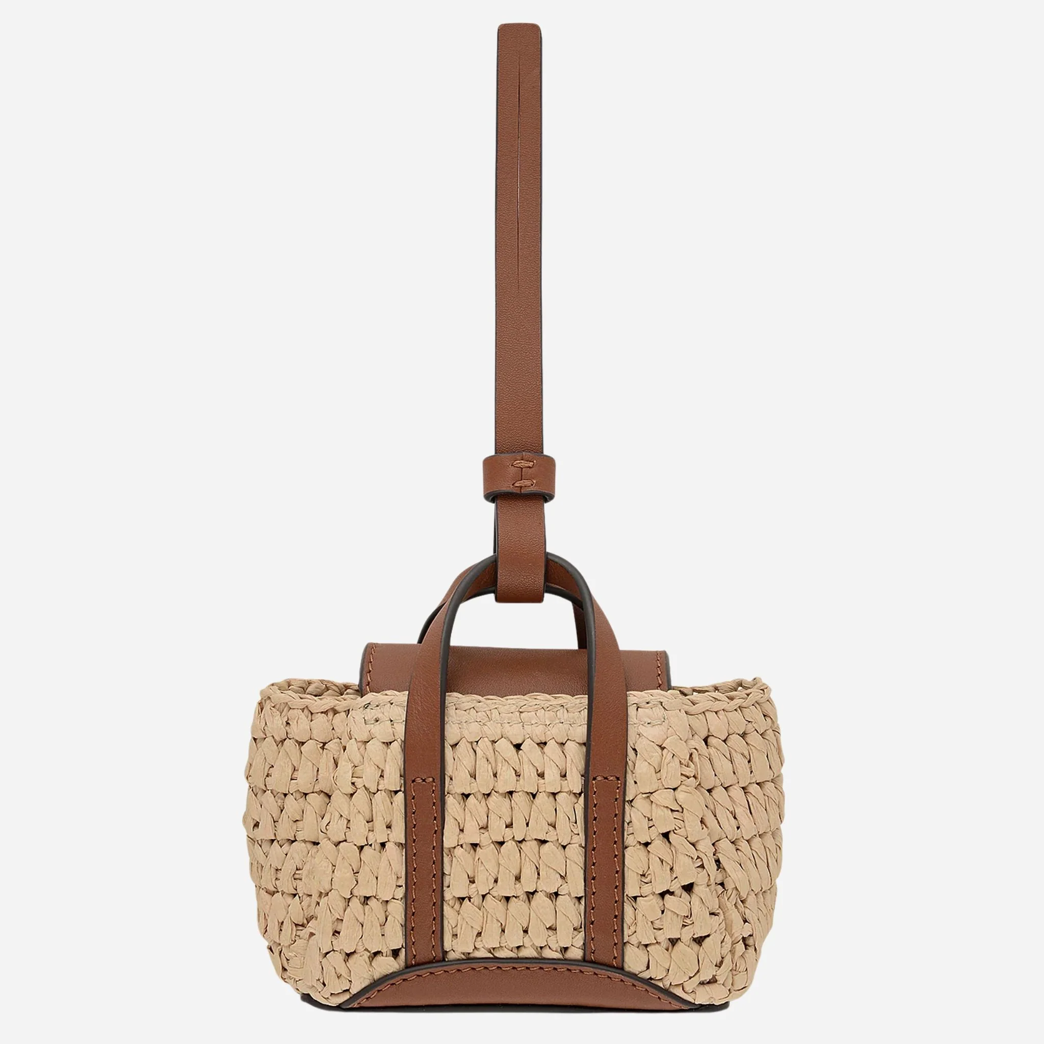 Radley The Chancery Raffia and Leather Small Bag Charm - Image 2