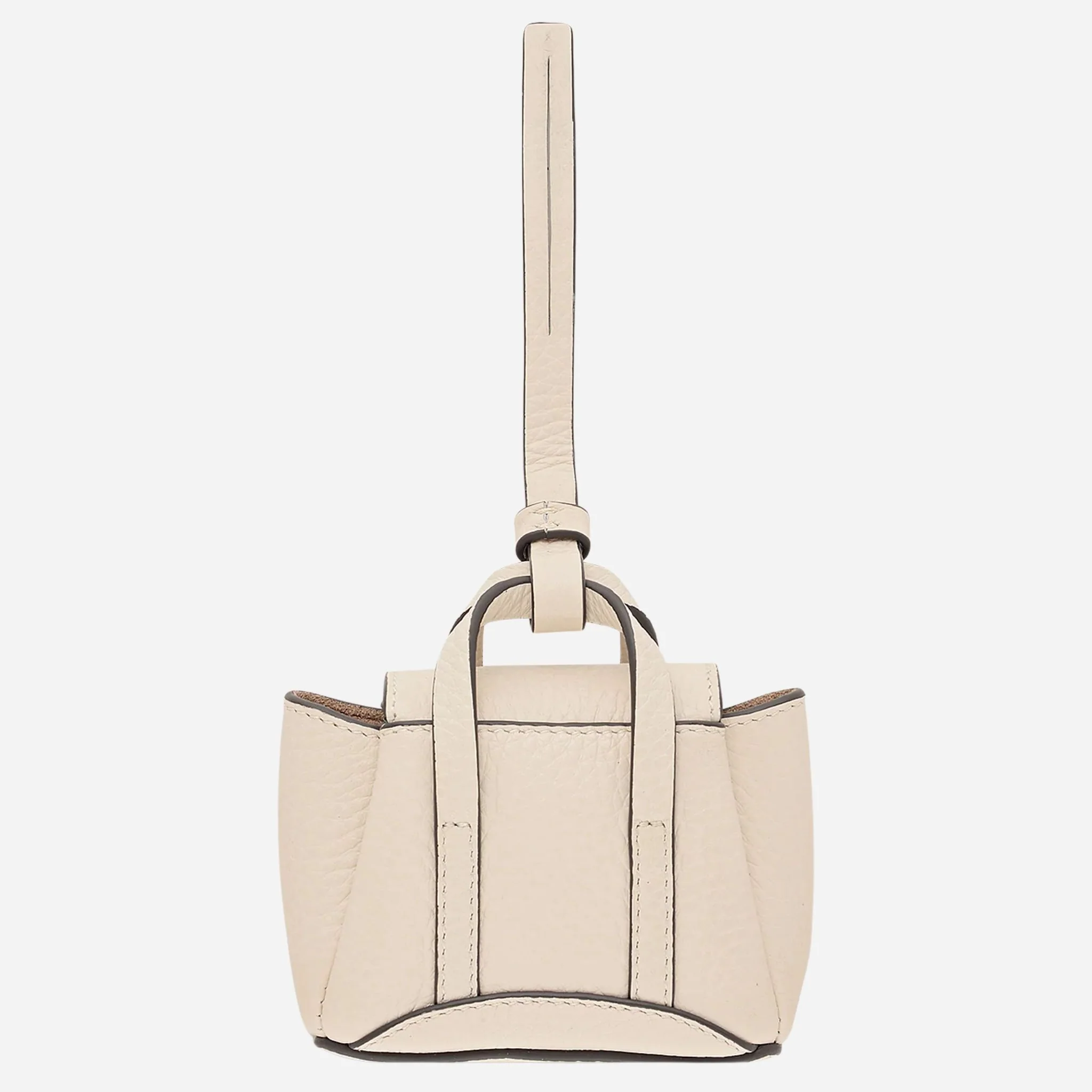Radley The Chancery Salt White Leather Bag Charm - Image 2