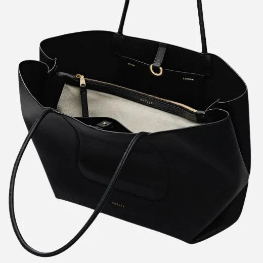 Radley The Compton Black Medium Zip Top Shoulder Bag - Image 3