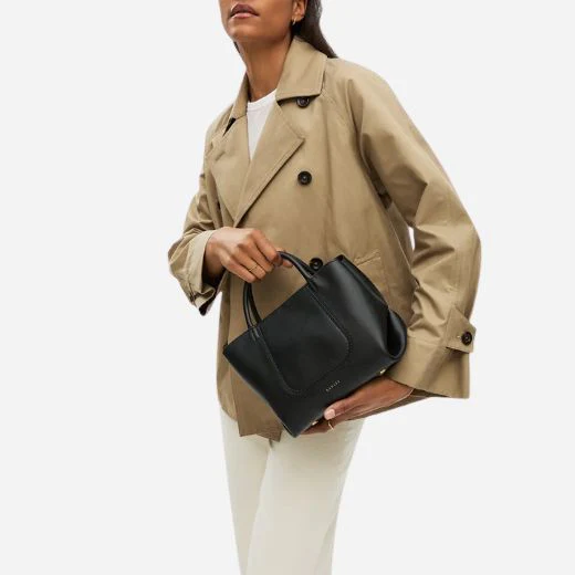 Radley The Compton Black Small Zip Top Multiway Bag - Image 6