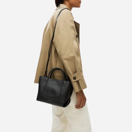 Radley The Compton Black Small Zip Top Multiway Bag - Image 7