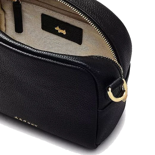 Radley The Daily Black Leather Cross Body Bag - Image 4