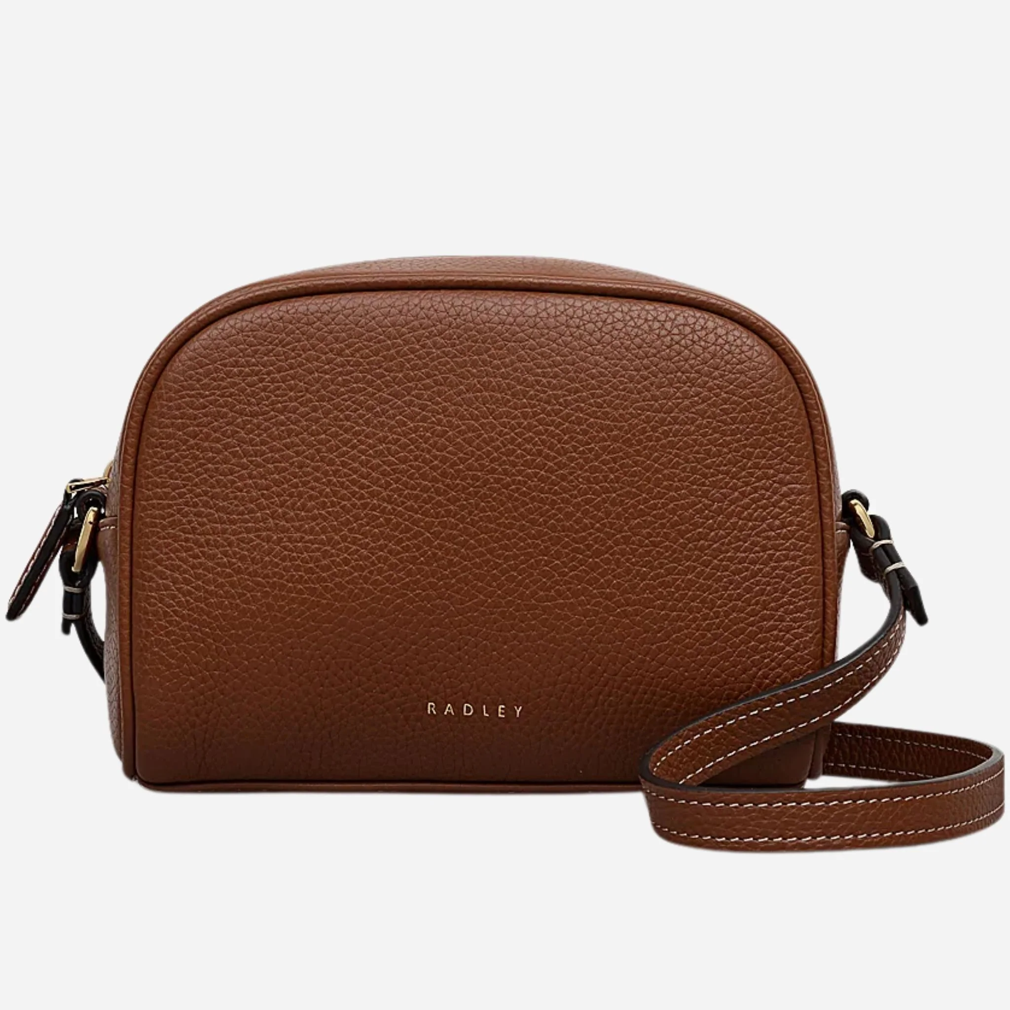 Radley The Daily Cognac Leather Small Zip Around Cross Body Bag