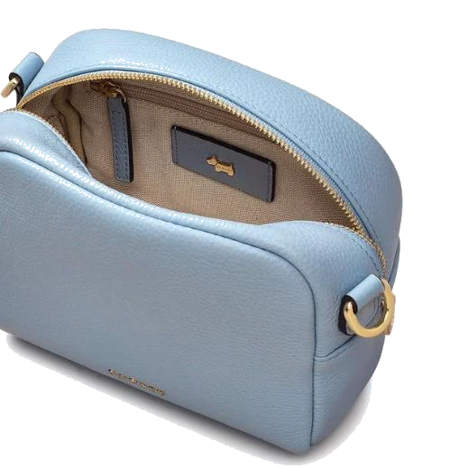 Radley The Daily Smoke Blue Leather Cross Body Bag - Image 3