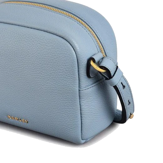 Radley The Daily Smoke Blue Leather Cross Body Bag - Image 4
