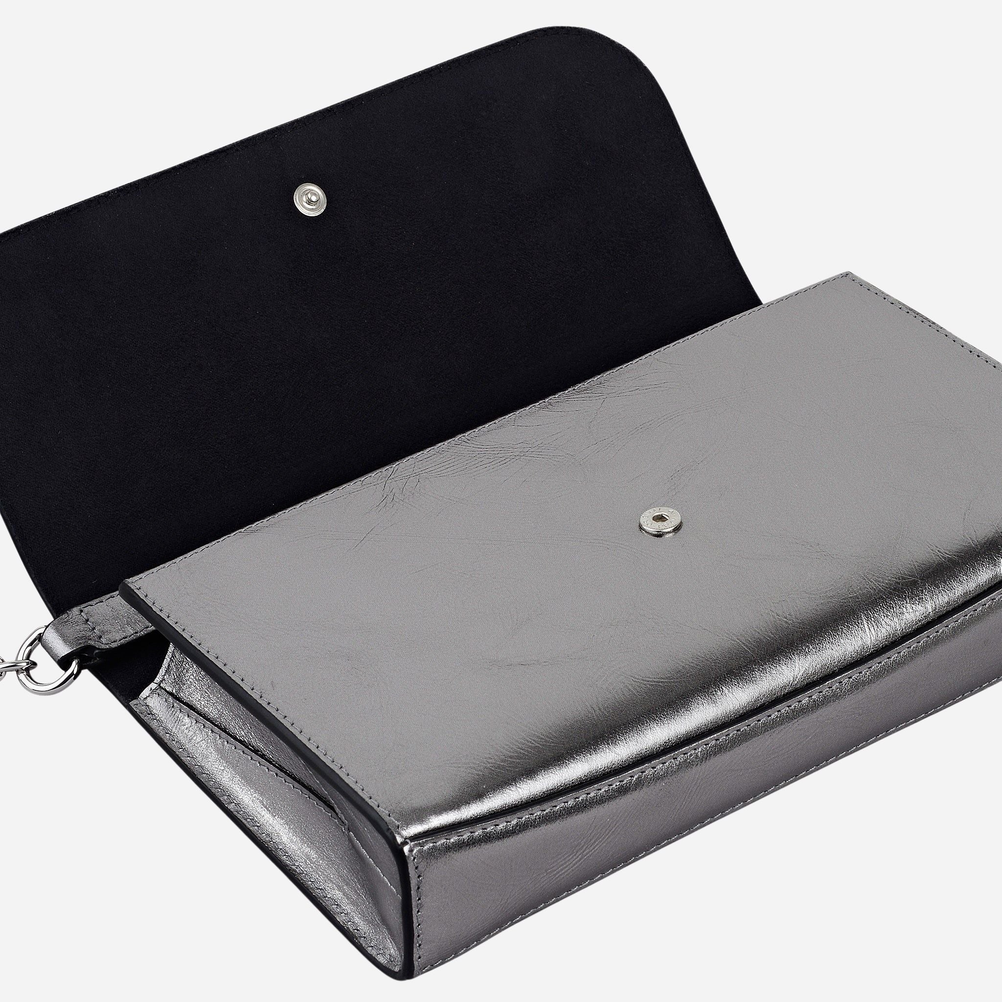 Radley The Rathbone Silver Micro Flapover Cross Body Bag - Image 5