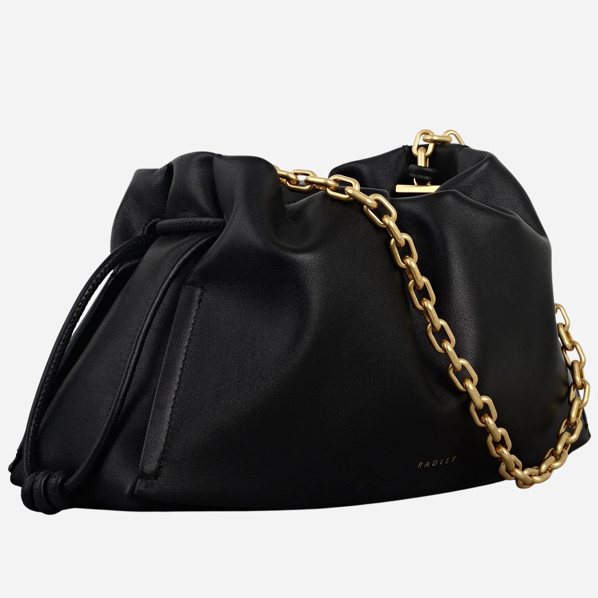 Radley The Roxburgh Black Leather Small Chain Clutch Bag - Image 3