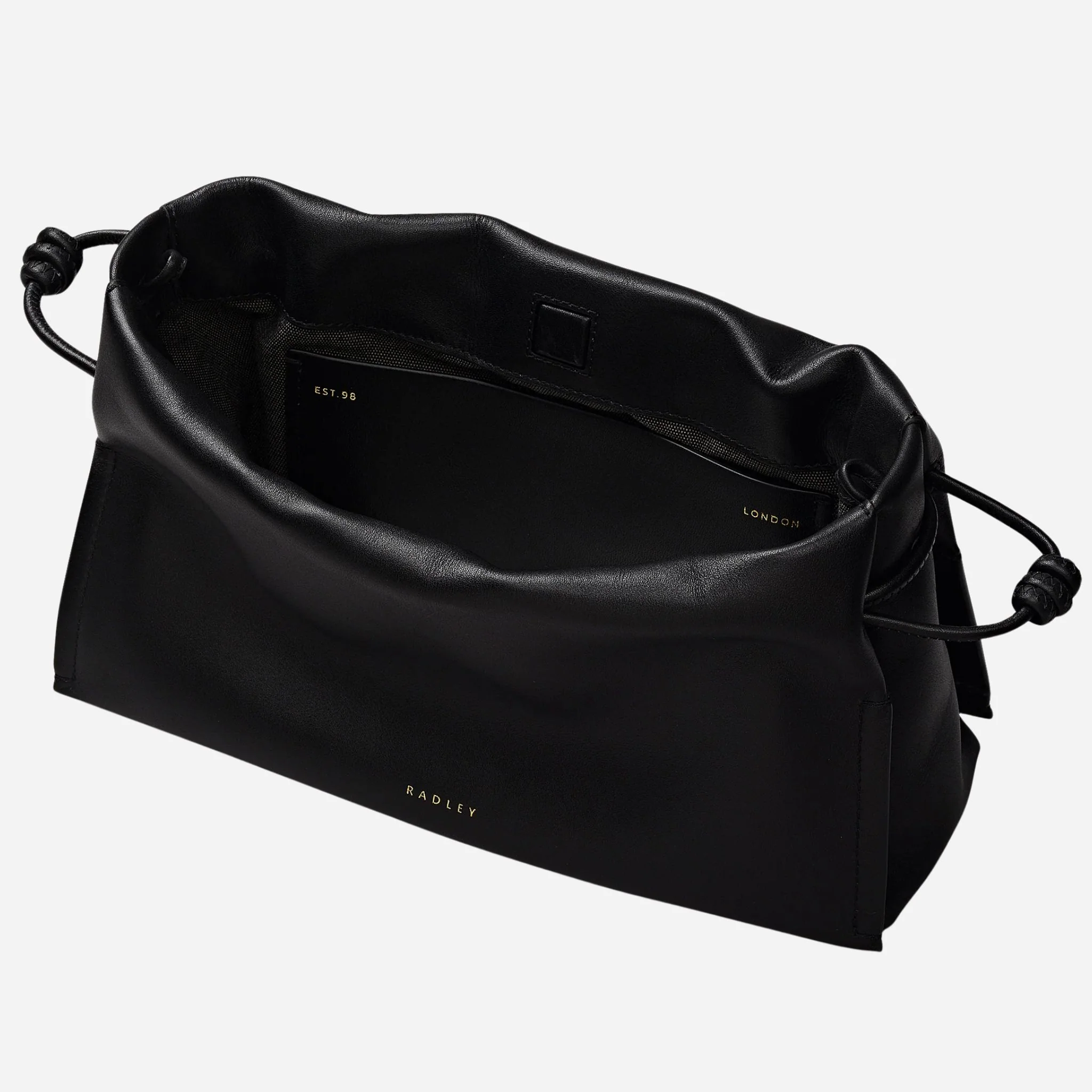 Radley The Roxburgh Black Leather Small Chain Clutch Bag - Image 4