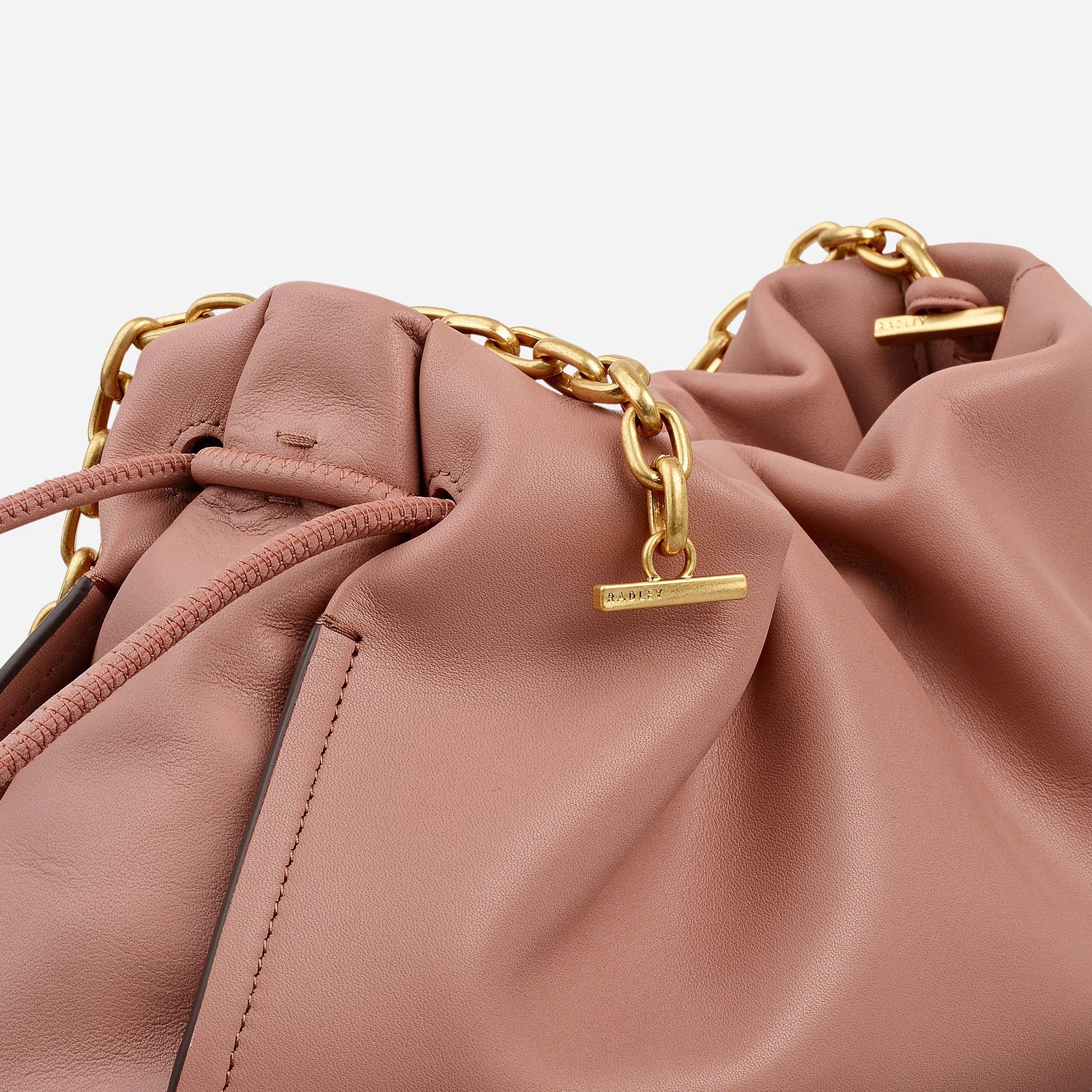 Radley The Roxburgh Carnation Leather Small Chain Clutch Bag - Image 5