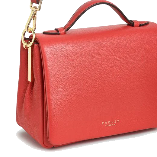 Radley Weston Street Red Small Flapover Cross Body Bag - Image 4