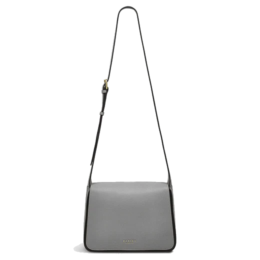 Radley Westwell Lane Grey Leather Cross Body Bag