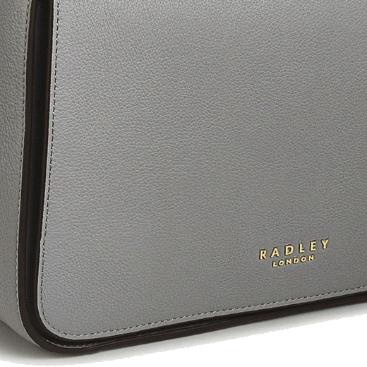 Radley Westwell Lane Grey Leather Cross Body Bag - Image 4