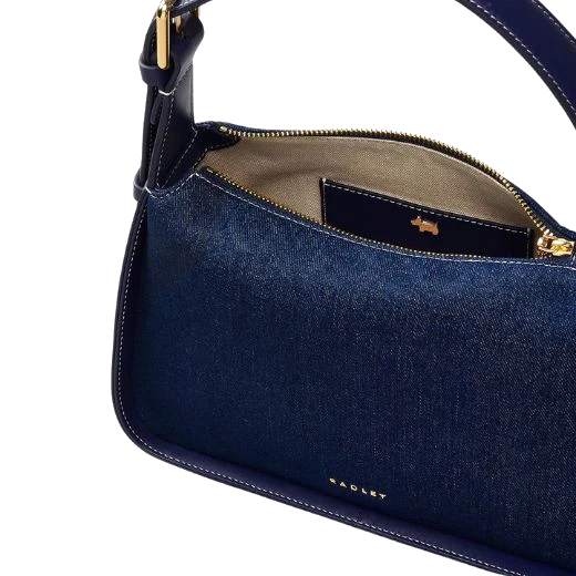 Radley Westwell Lane Indigo Evenfall Blue Small Ziptop Grab Bag - Image 3