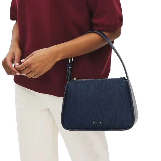 Radley Westwell Lane Indigo Evenfall Blue Small Ziptop Grab Bag - Image 5