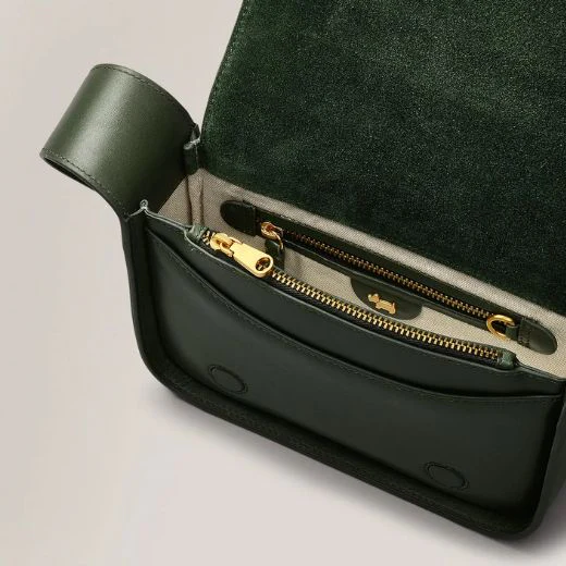 Radley Westwell Lane Racing Green Weave Cross Body Bag - Image 3