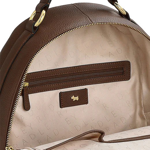 Radley Witham Road Soft-Grain Backpack in Walnut Brown - Image 3