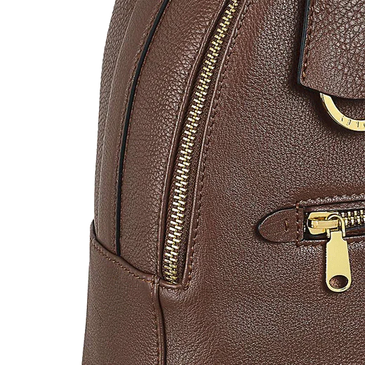Radley Witham Road Soft-Grain Backpack in Walnut Brown - Image 4